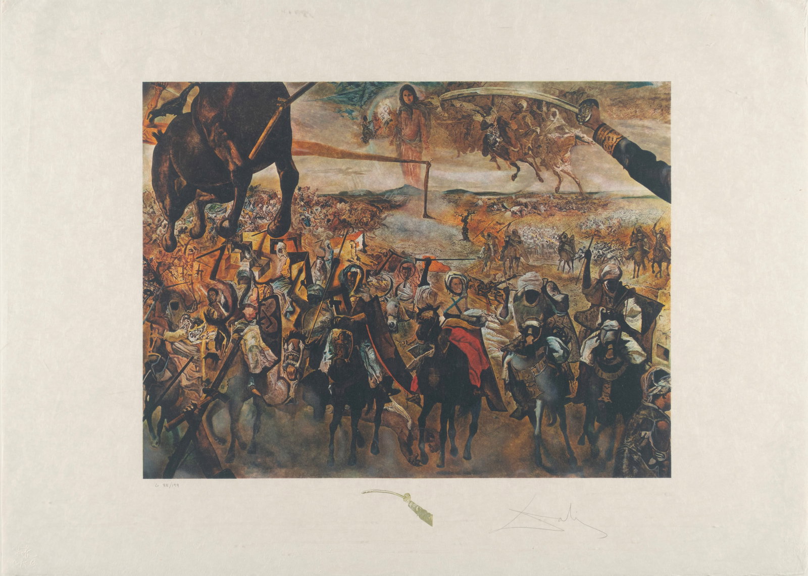 AFTER SALVADOR DALI, 'BATTLE OF TETUAN' (1 of 11)