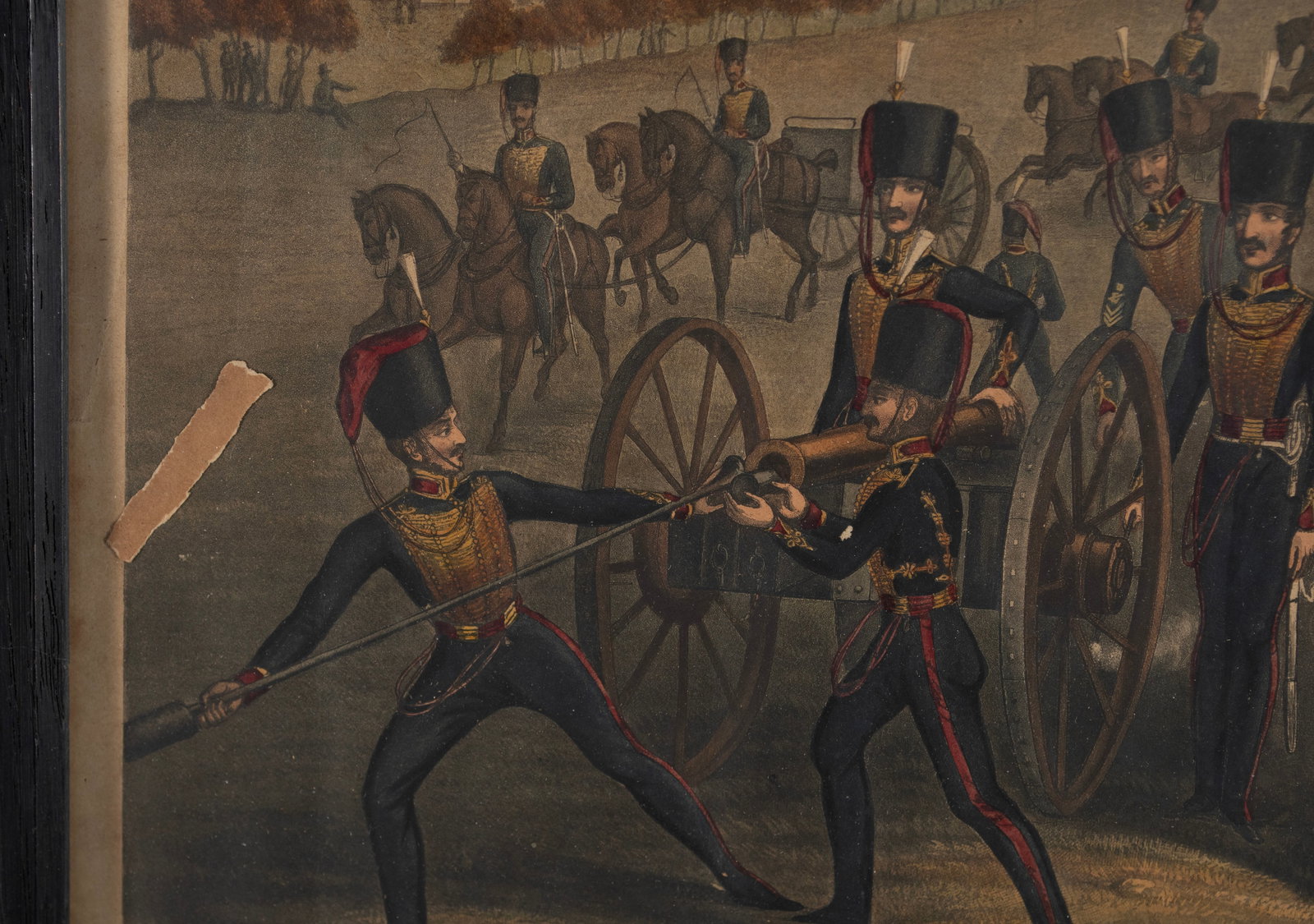 TWO HAND-COLORED LITHOGRAPHS - 7