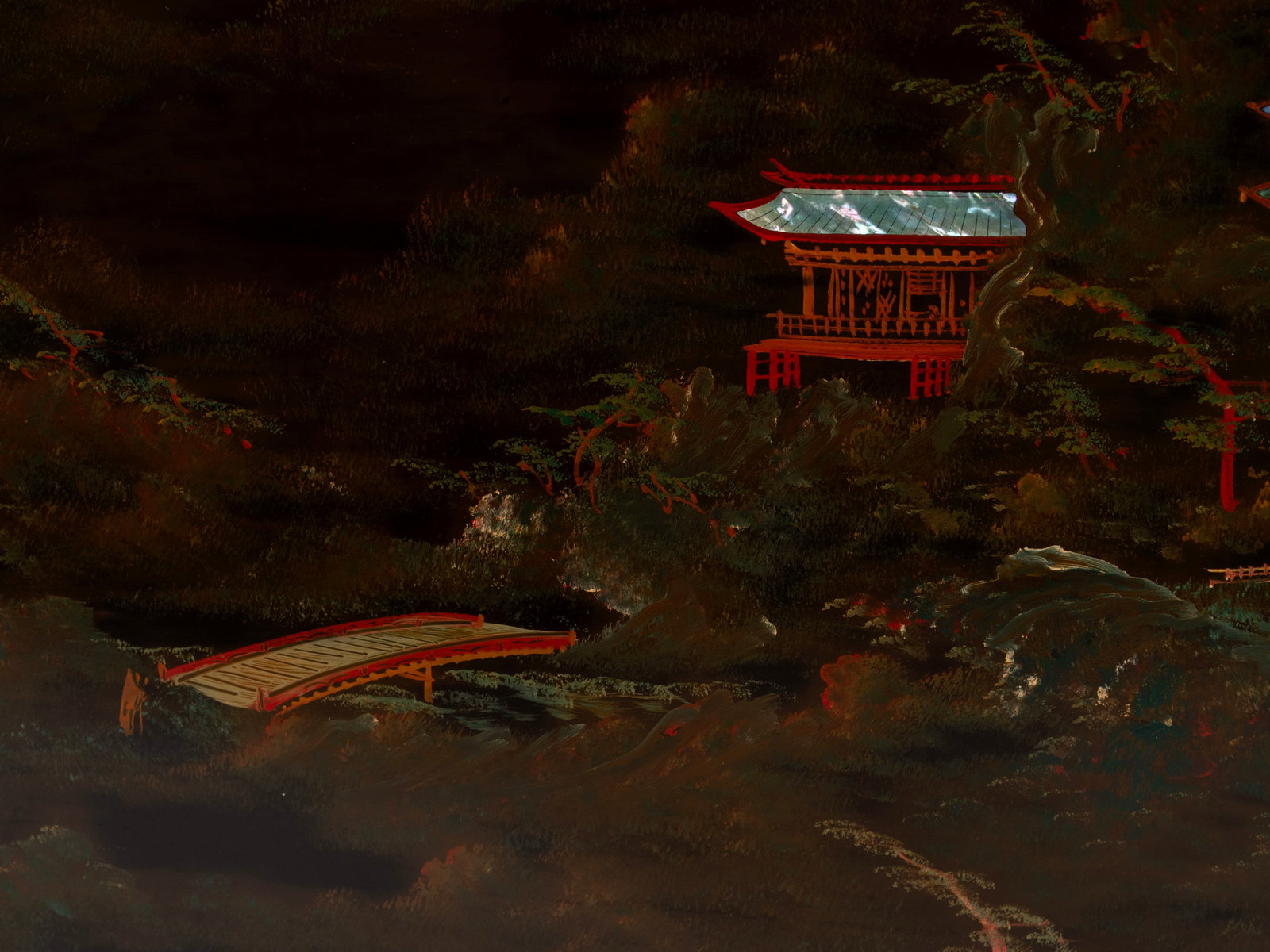 CHINESE LACQUER COFFEE TABLE - 4