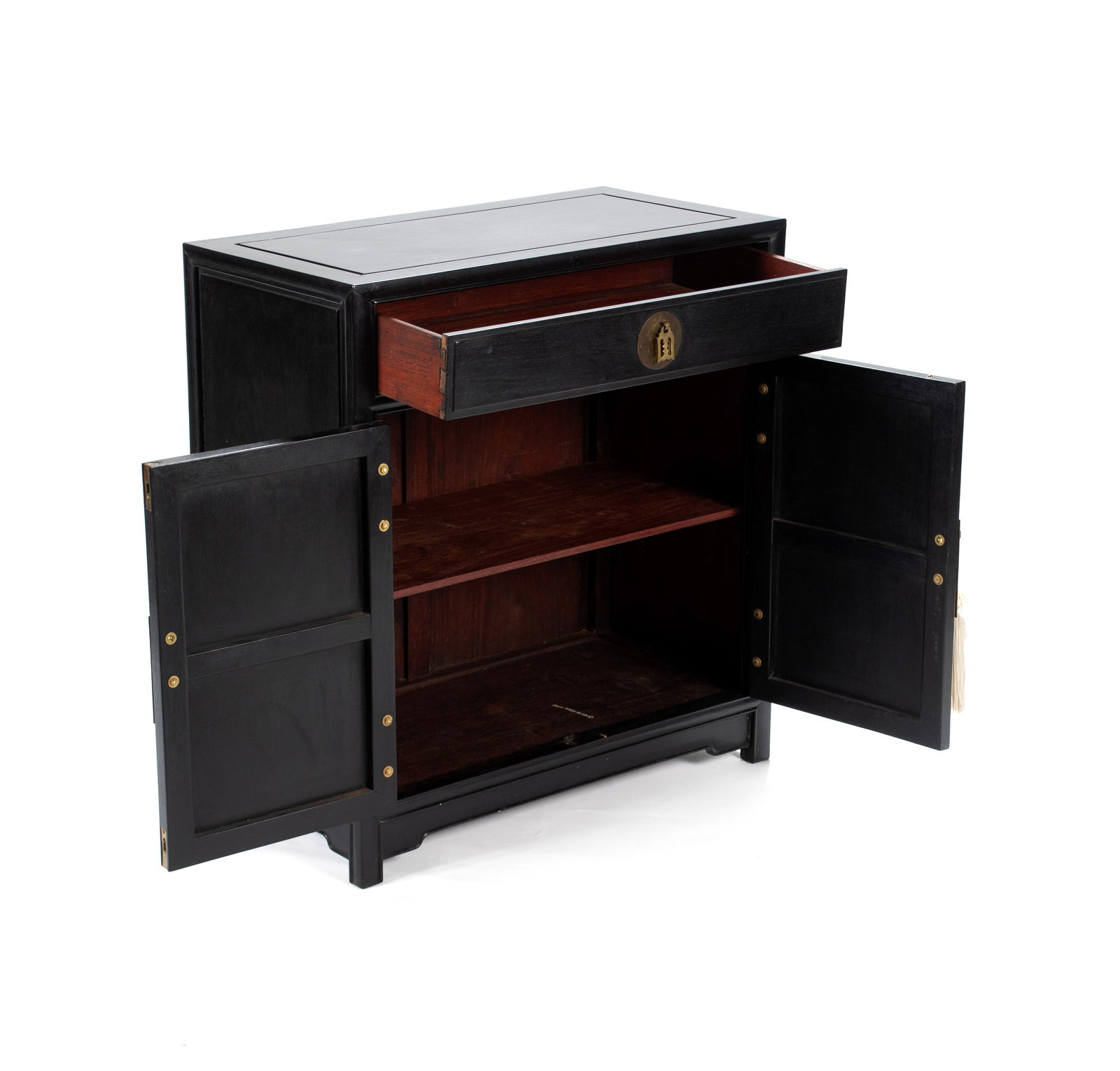 CHINESE EBONIZED CABINET - 4