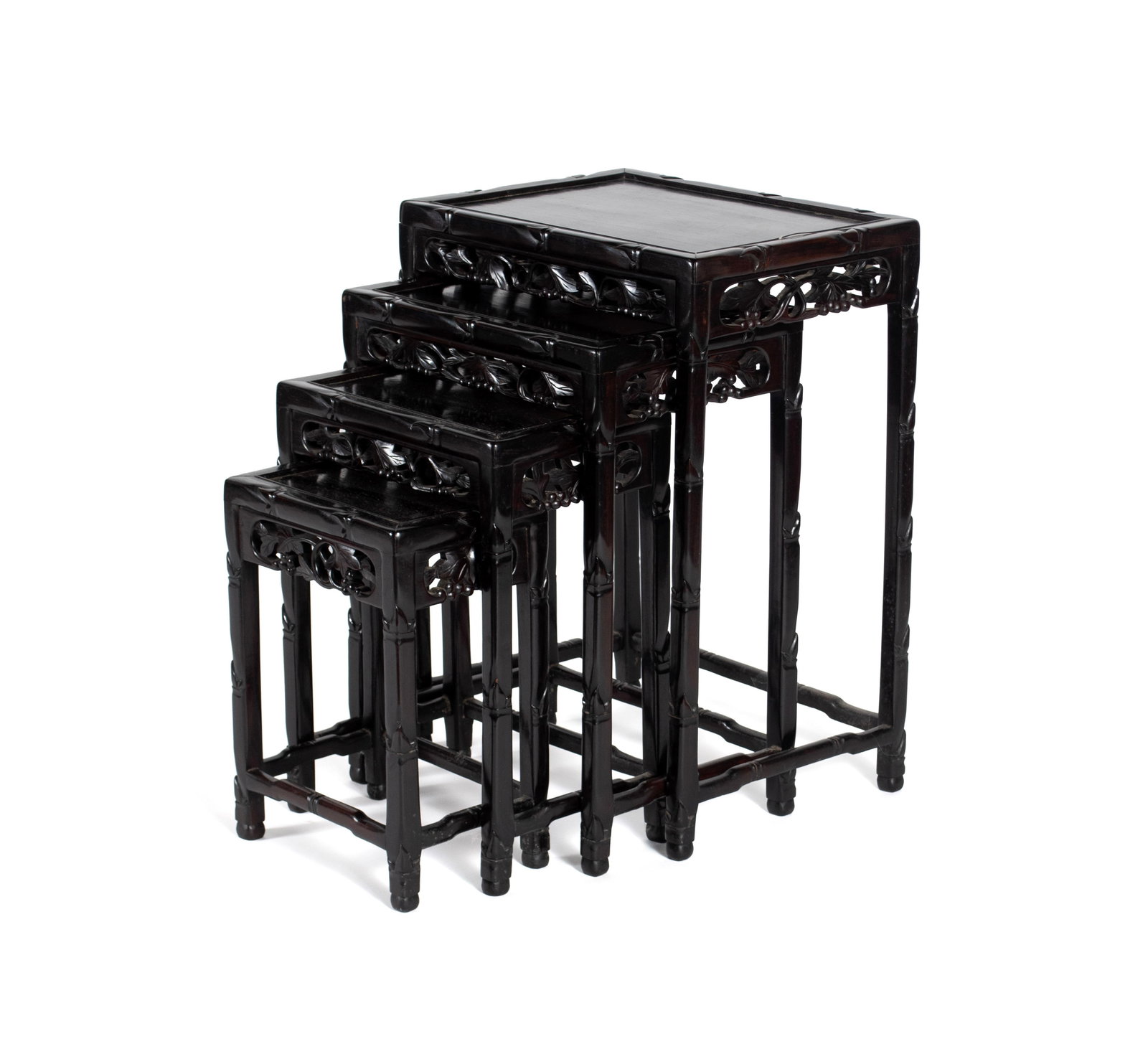 CHINESE CARVED NESTING TABLES (1 of 8)