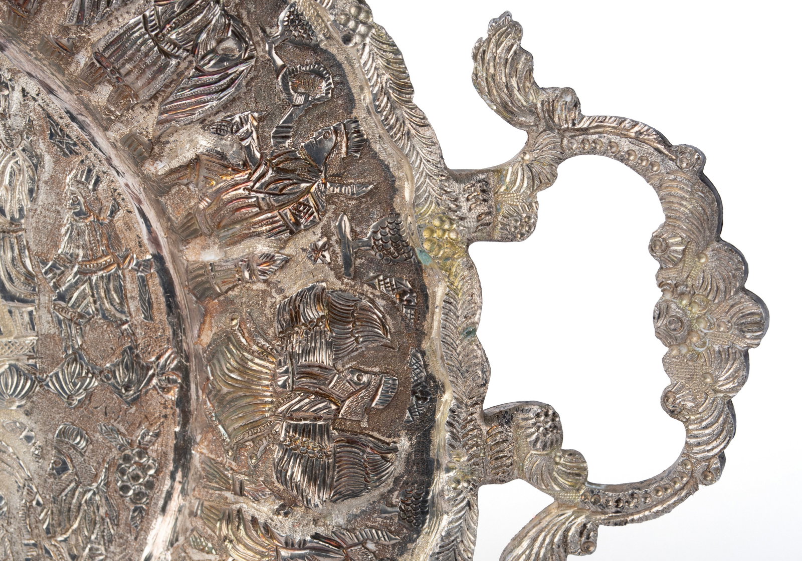 PERSIAN SILVER TRAY - 6