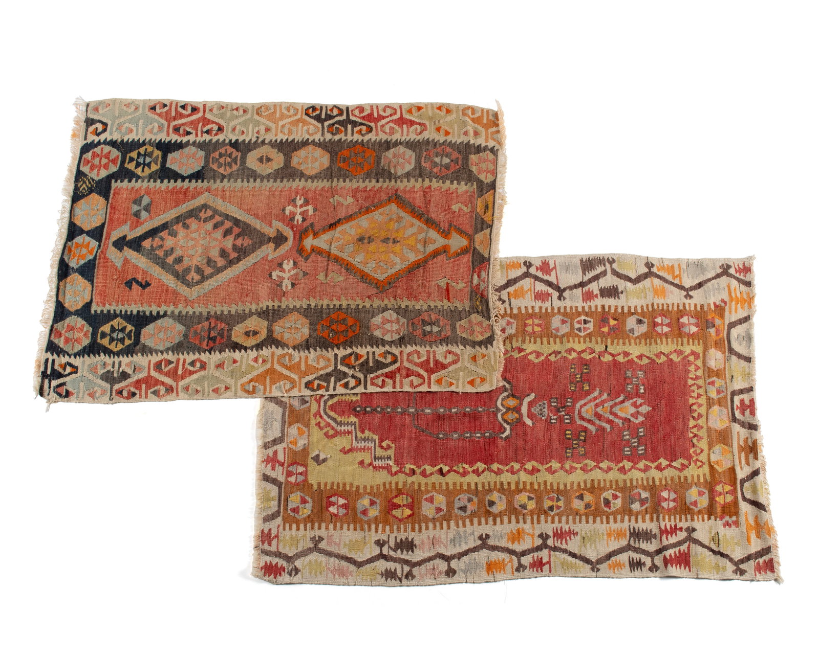 TWO KILIM AREA RUGS (1 of 9)