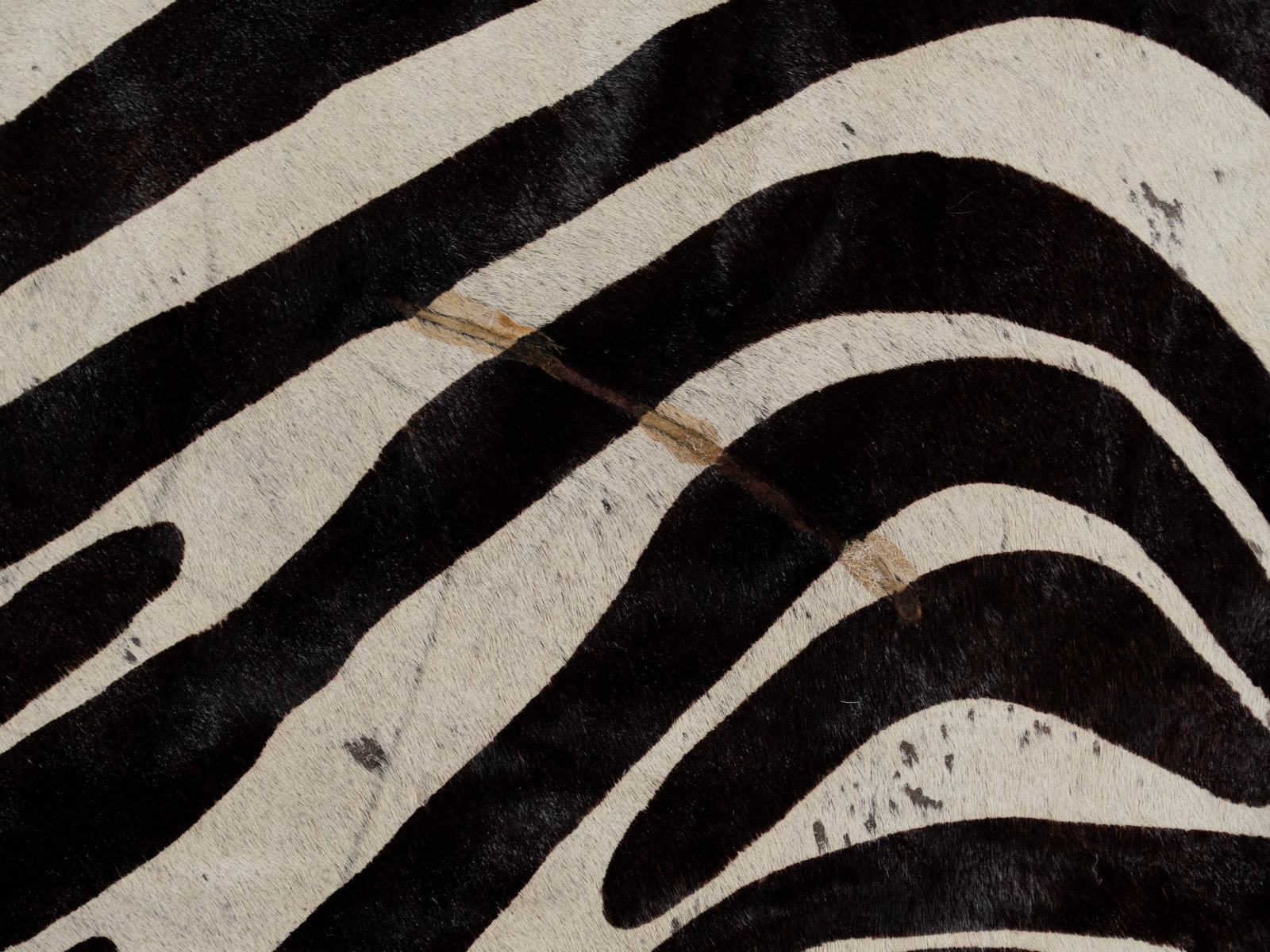 ZEBRA PATTERN HIDE RUG - 3