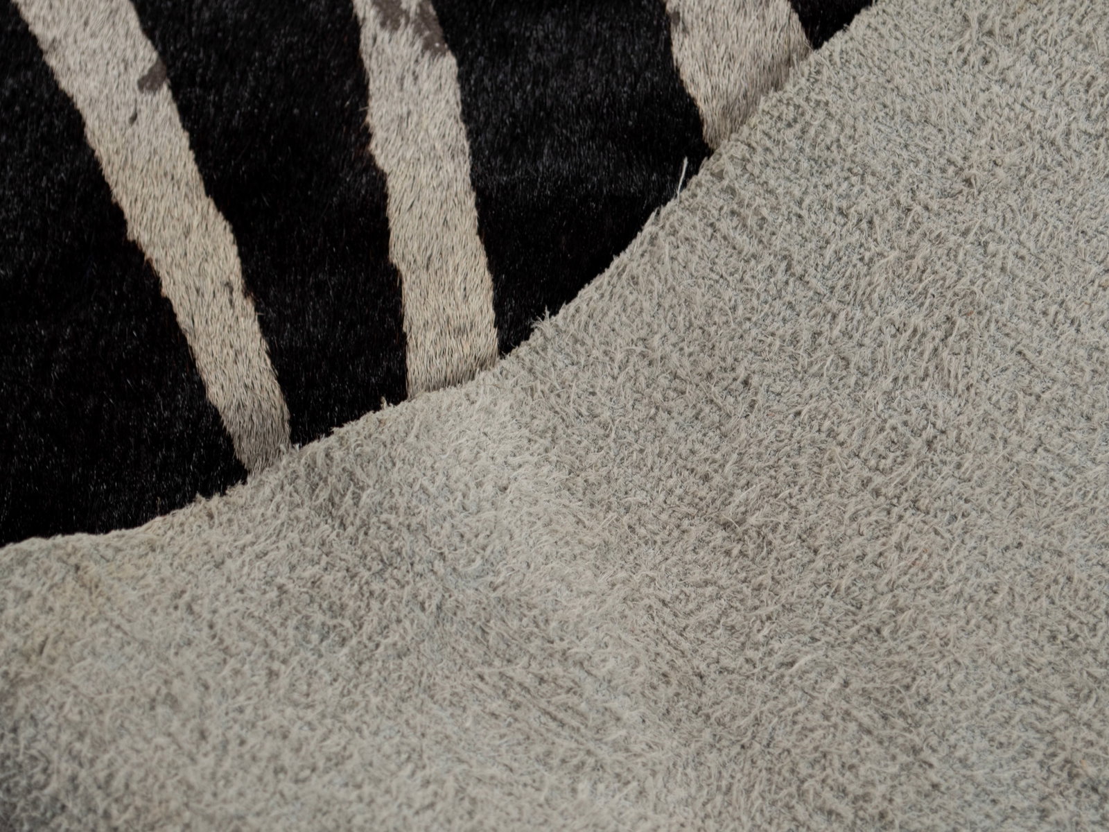 ZEBRA PATTERN HIDE RUG - 7