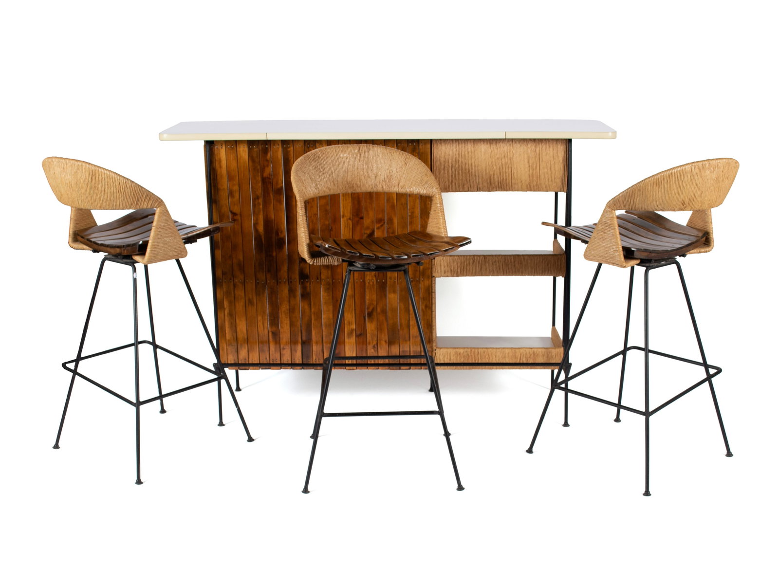 ARTHUR UMANOFF BAR WITH STOOLS (1 of 11)