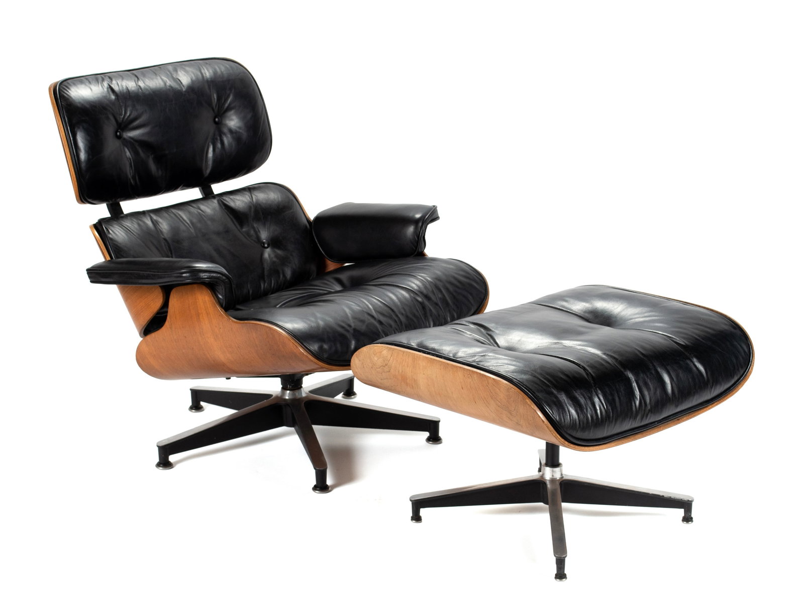 EAMES FOR HERMAN MILLER MODEL 670 LOUNGE CHAIR AND 671 OTTOMAN (1 of 11)
