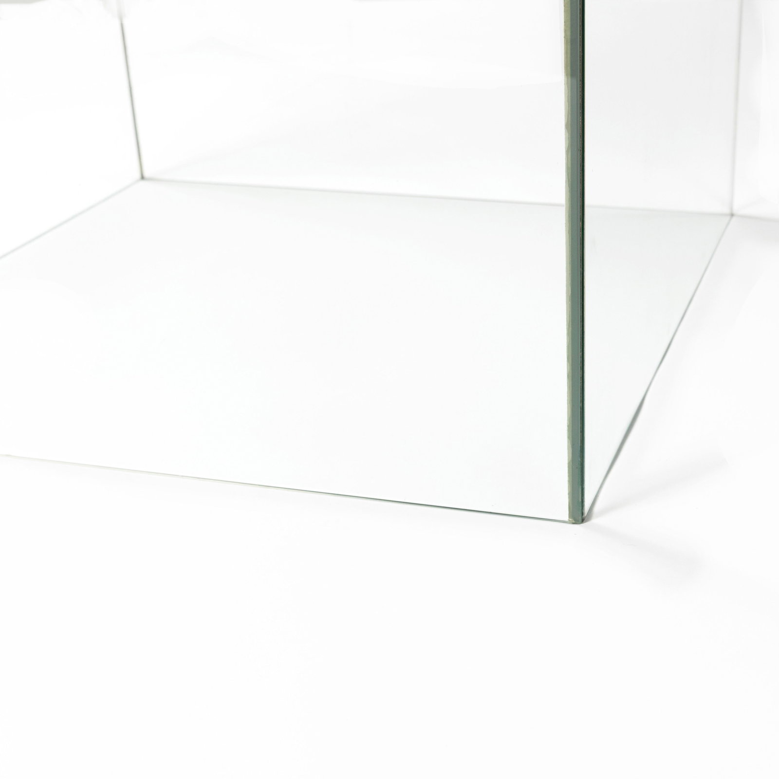 GLASS CUBE SIDE TABLE, ATTRIBUTED TO PACE COLLECTION - 4