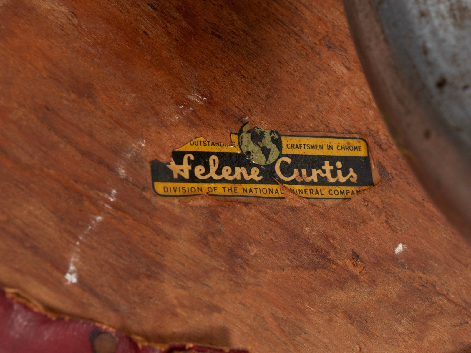 THREE HELENE CURTIS CHROME STOOLS - 10