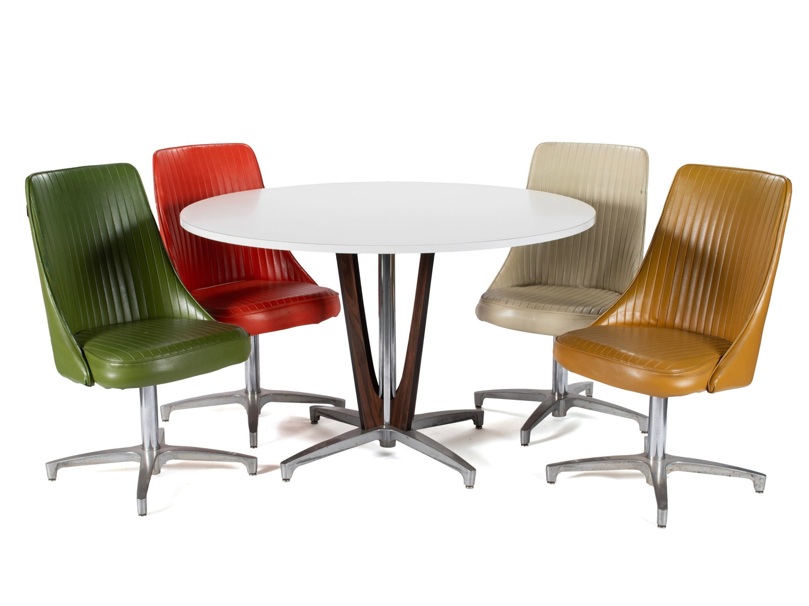 CHROMCRAFT INC. FIVE-PIECE DINETTE SET (1 of 14)
