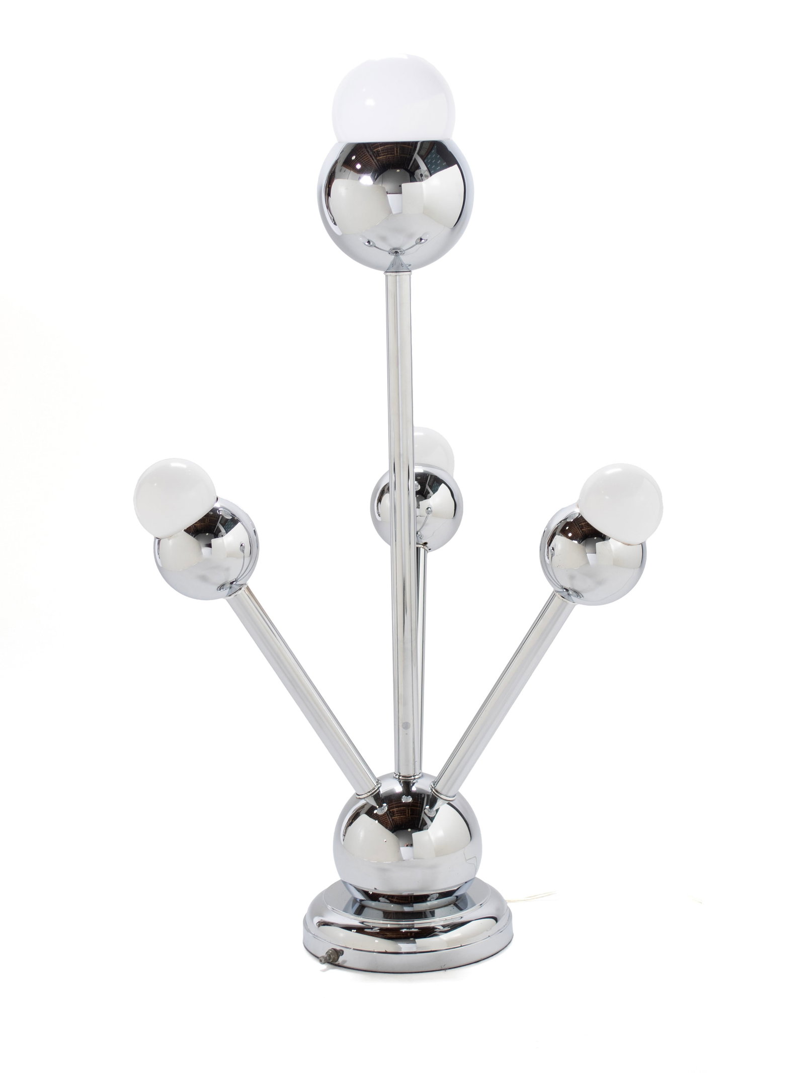 CHROME 'SPUTNIK' TABLE LAMP (1 of 5)