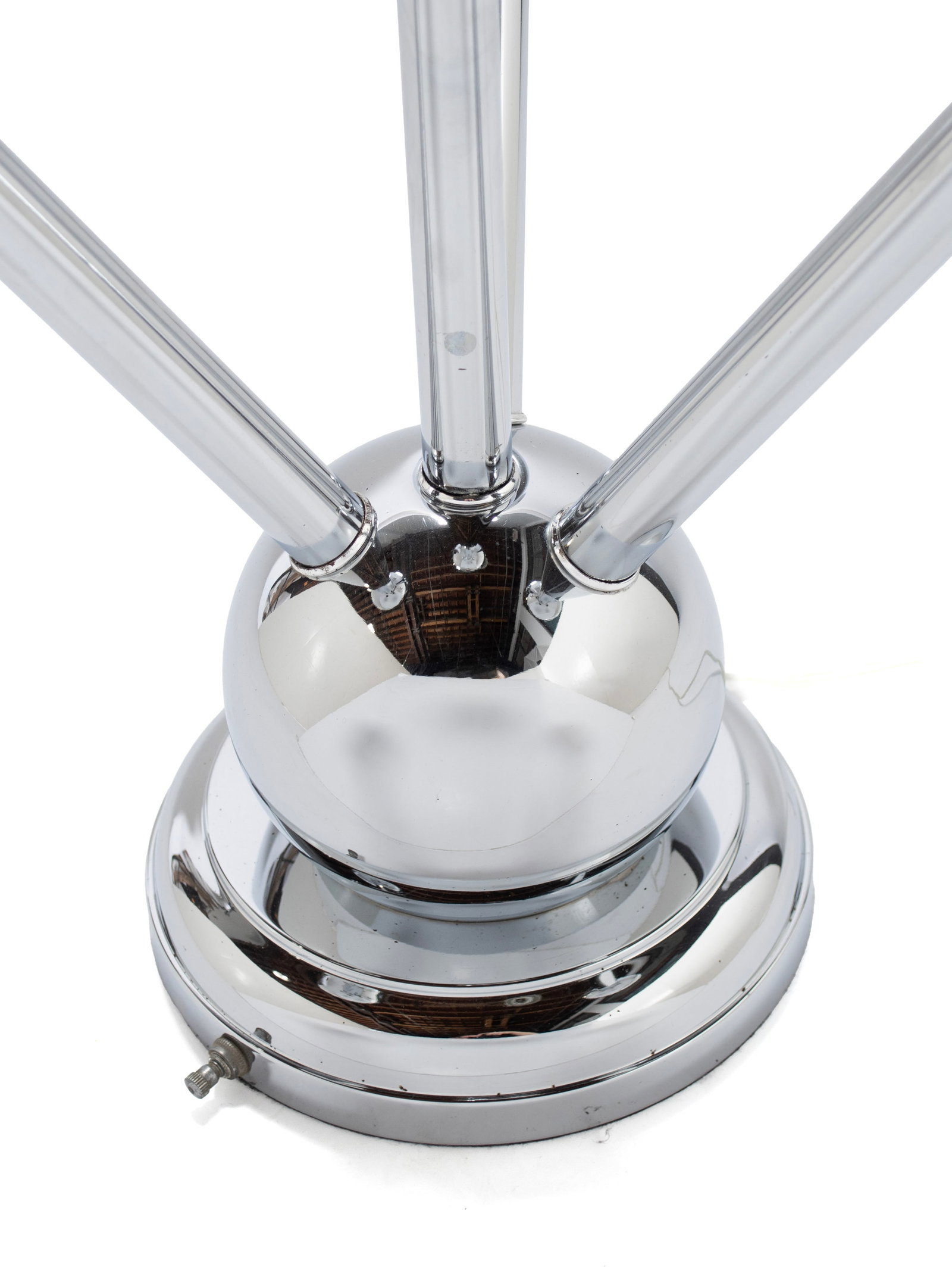 CHROME 'SPUTNIK' TABLE LAMP - 3