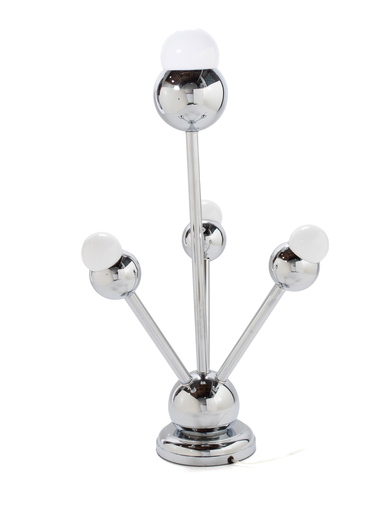 CHROME 'SPUTNIK' TABLE LAMP - 4