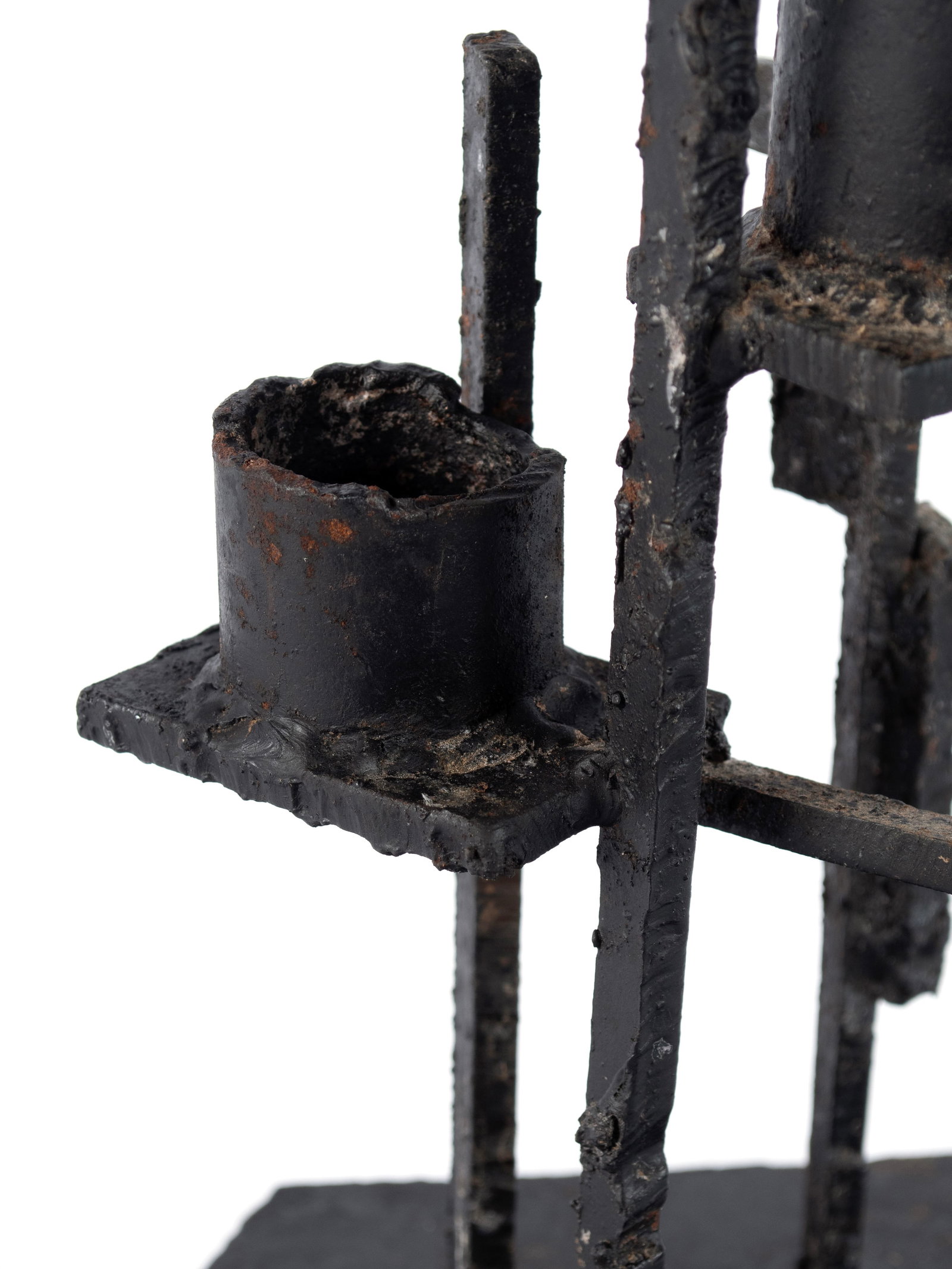 PAUL EVANS STYLE BRUTALIST CANDLEHOLDER - 7