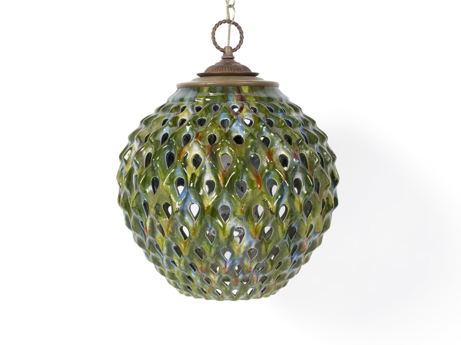 GLAZED CERAMIC PENDANT LAMP (1 of 14)