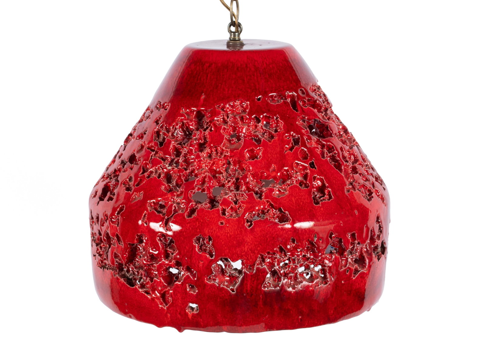 LAVA GLAZE CERAMIC PENDANT LAMP (1 of 6)