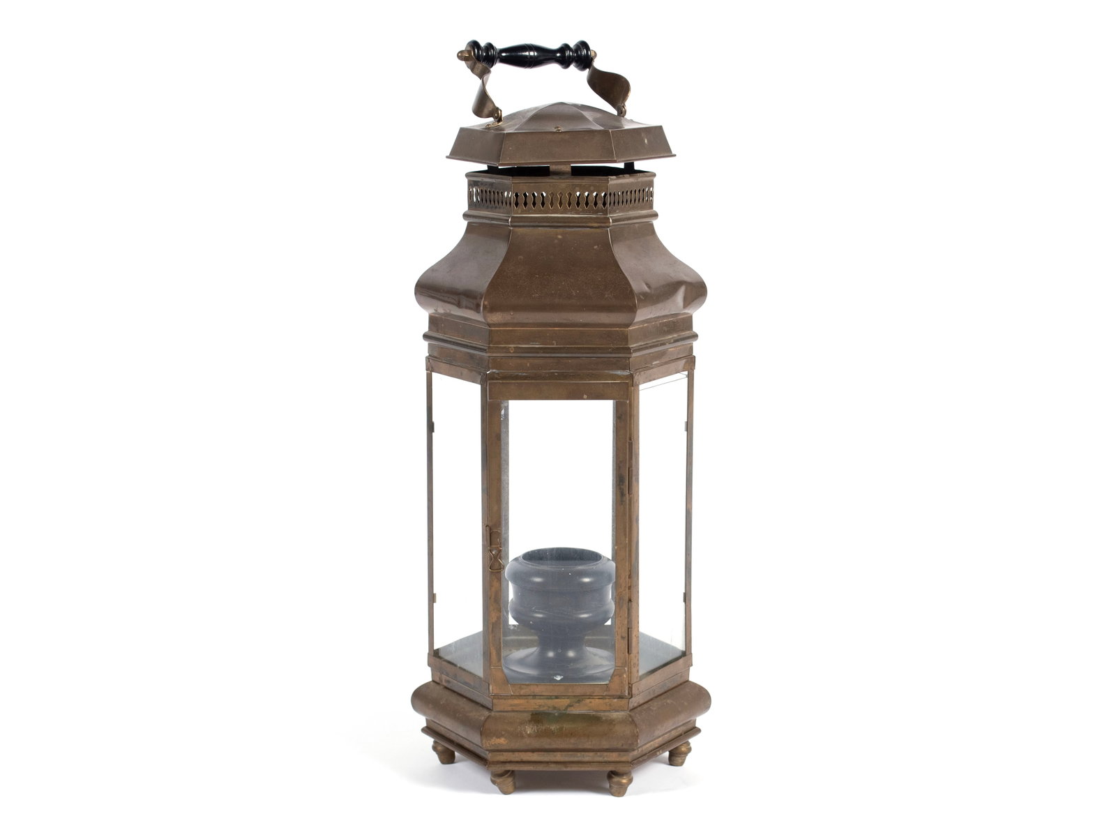 BRASS CANDLE LANTERN (1 of 5)