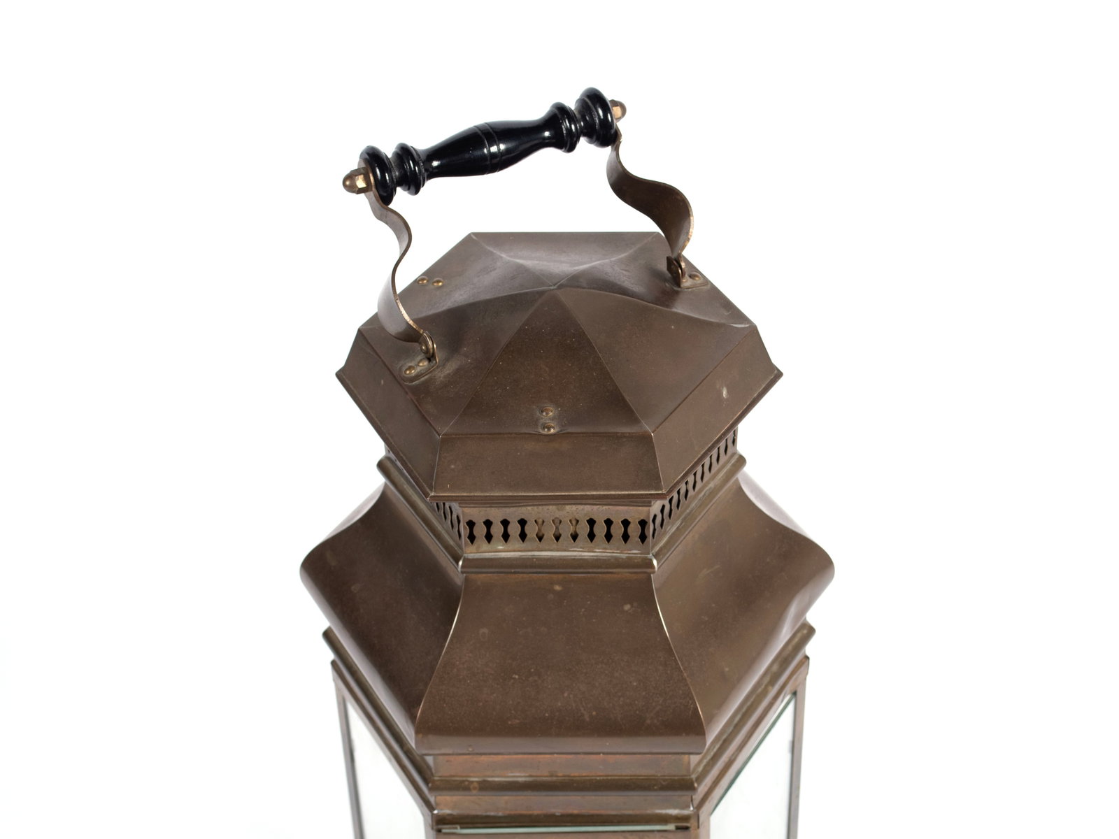 BRASS CANDLE LANTERN - 2