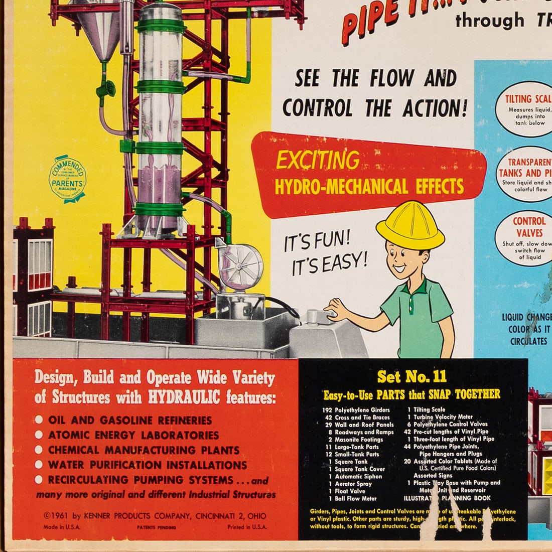 KENNER'S HYDRO DYNAMIC BUILDING SET - 2