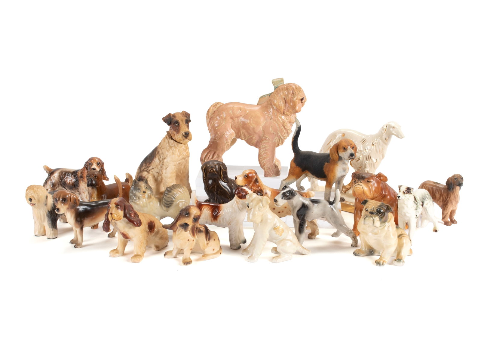 COLLECTION OF CERAMIC DOGS (1 of 9)