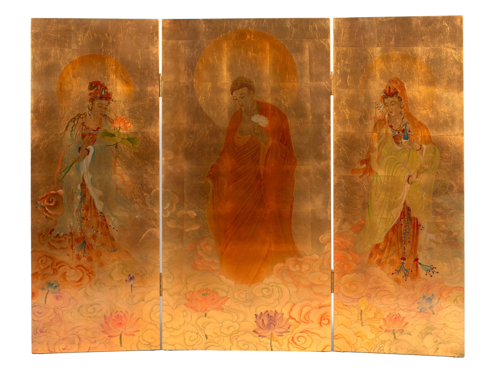 THREE PANEL ROOM SCREEN (1 of 6)