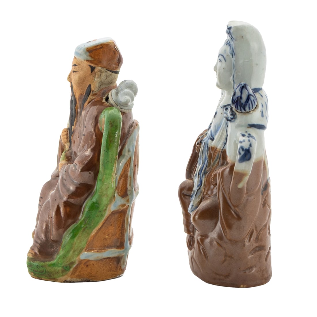 TWO FIGURAL TEAPOTS - 4