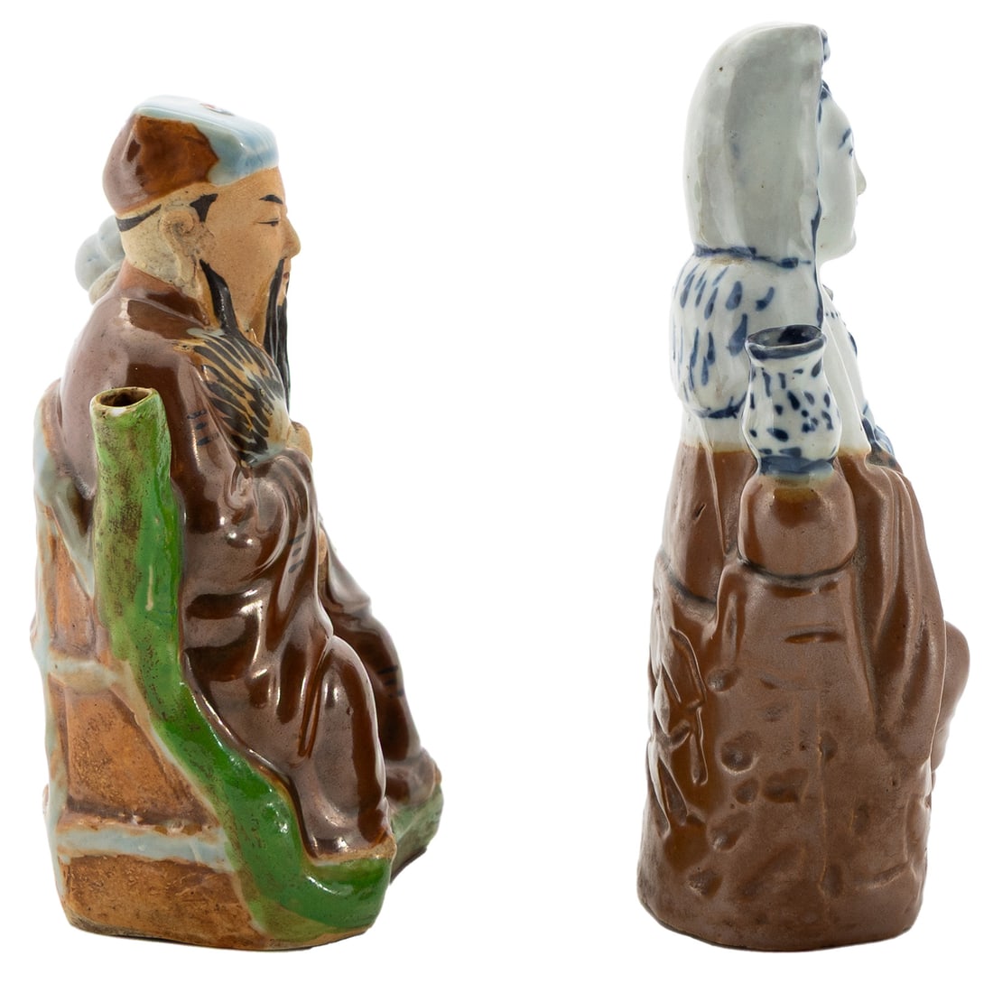 TWO FIGURAL TEAPOTS - 7