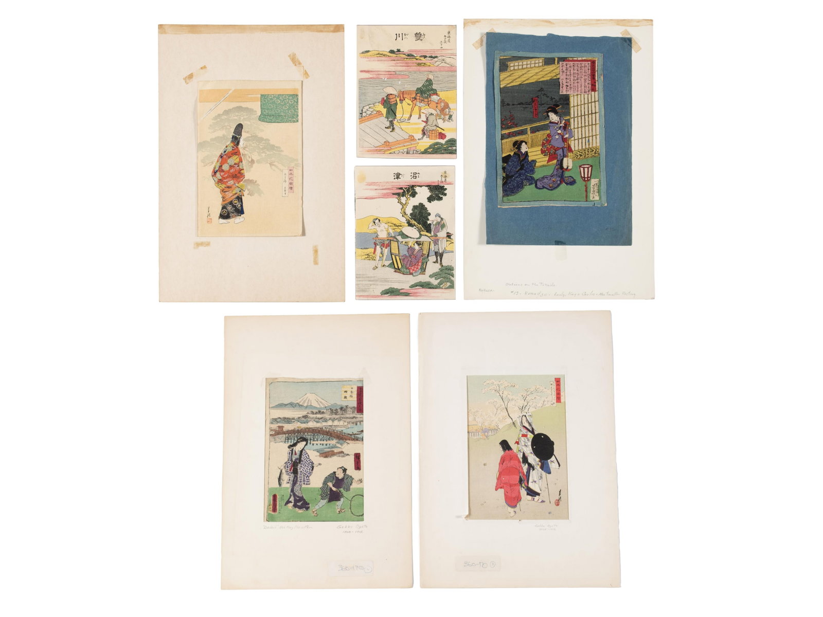 COLLECTION OF JAPANESE WOODBLOCK PRINTS (1 of 16)