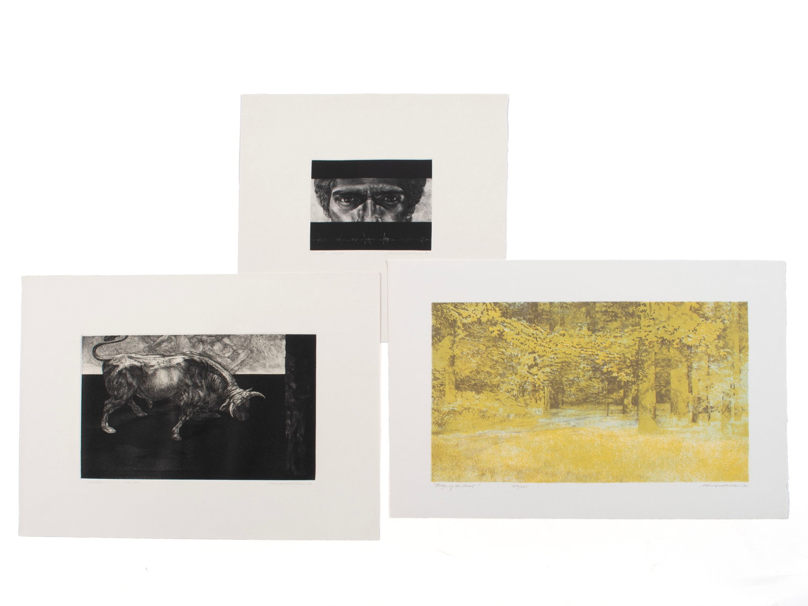 THREE ADRIAN VAN SUCHTELEN (INDONESIAN, B 1941) PRINTS (1 of 12)