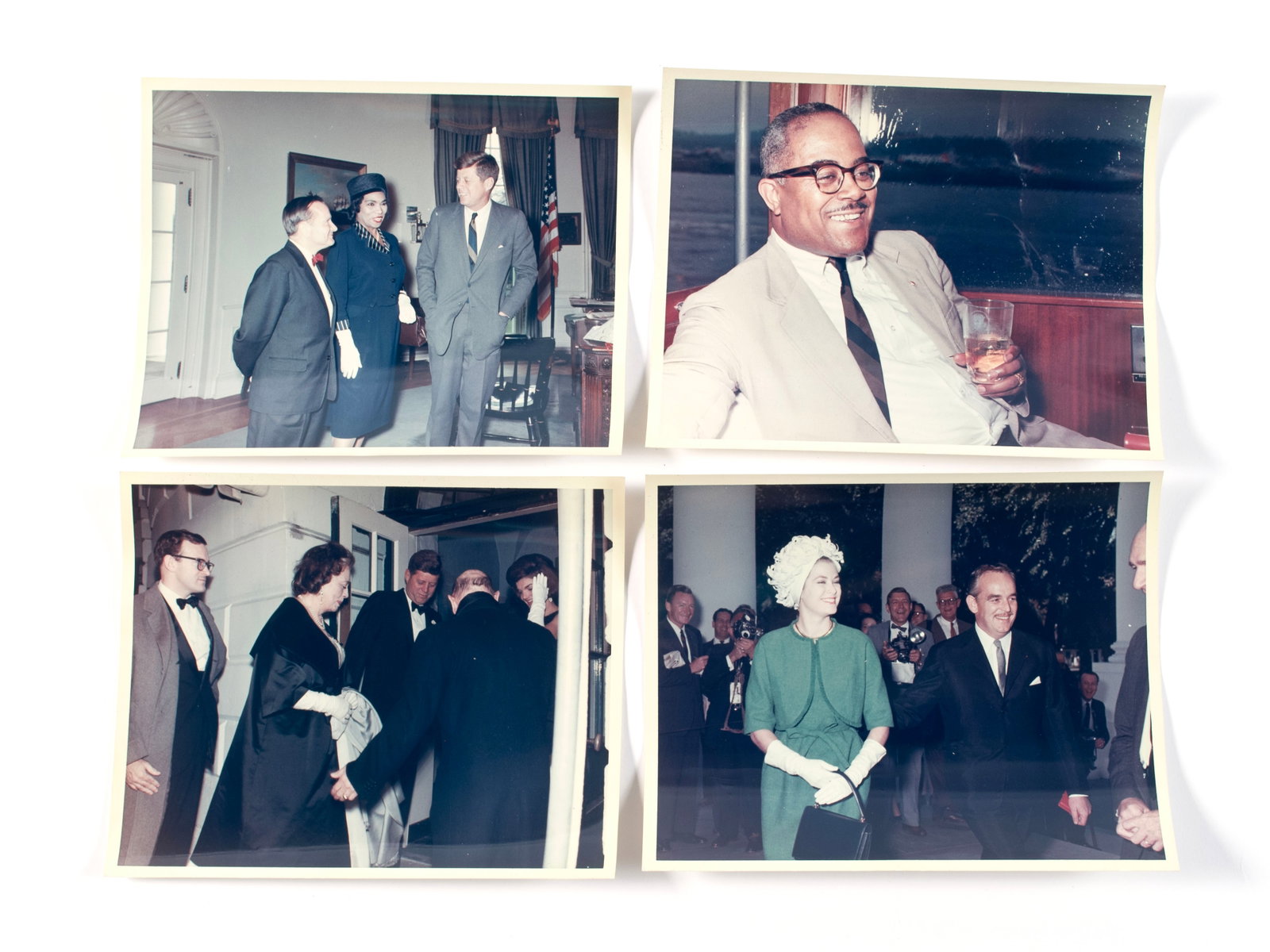 ROBERT L. KNUDSEN PRESIDENTIAL PHOTOGRAPHS INCLUDING PRESIDENT KENNEDY: ROBERT L. KNUDSEN PRESIDENTIAL PHOTOGRAPHS INCLUDING PRESIDENT KENNEDY Four (4) images taken by the official White House photographer. Includes one with Civil Rights icon Marian Anderson, the