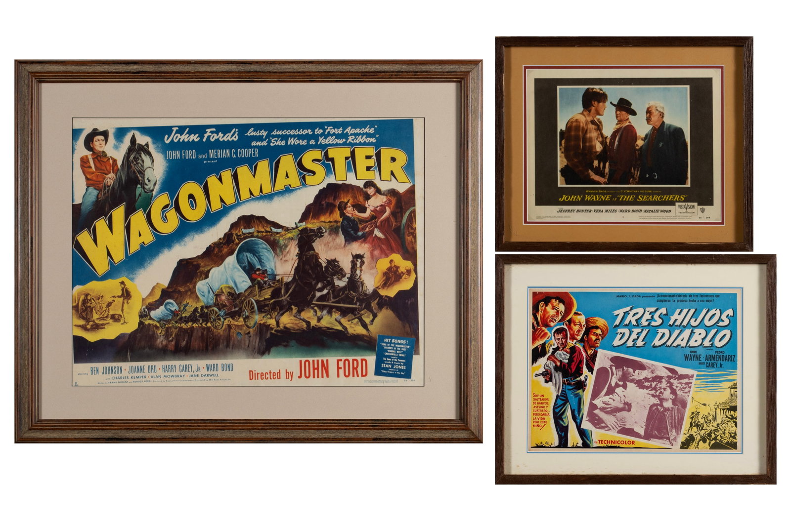 WESTERN MOVIE POSTERS AND MEXICAN LOBBY CARD (1 of 11)