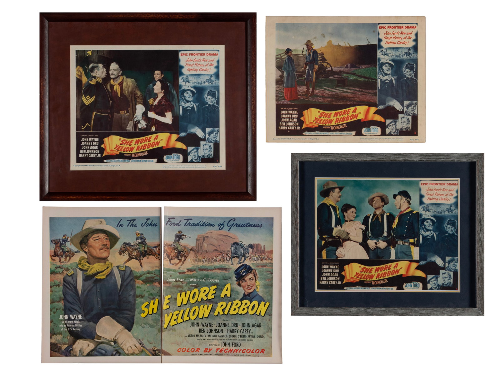 'SHE WORE A YELLOW RIBBON' LOBBY CARDS AND MORE (1 of 14)