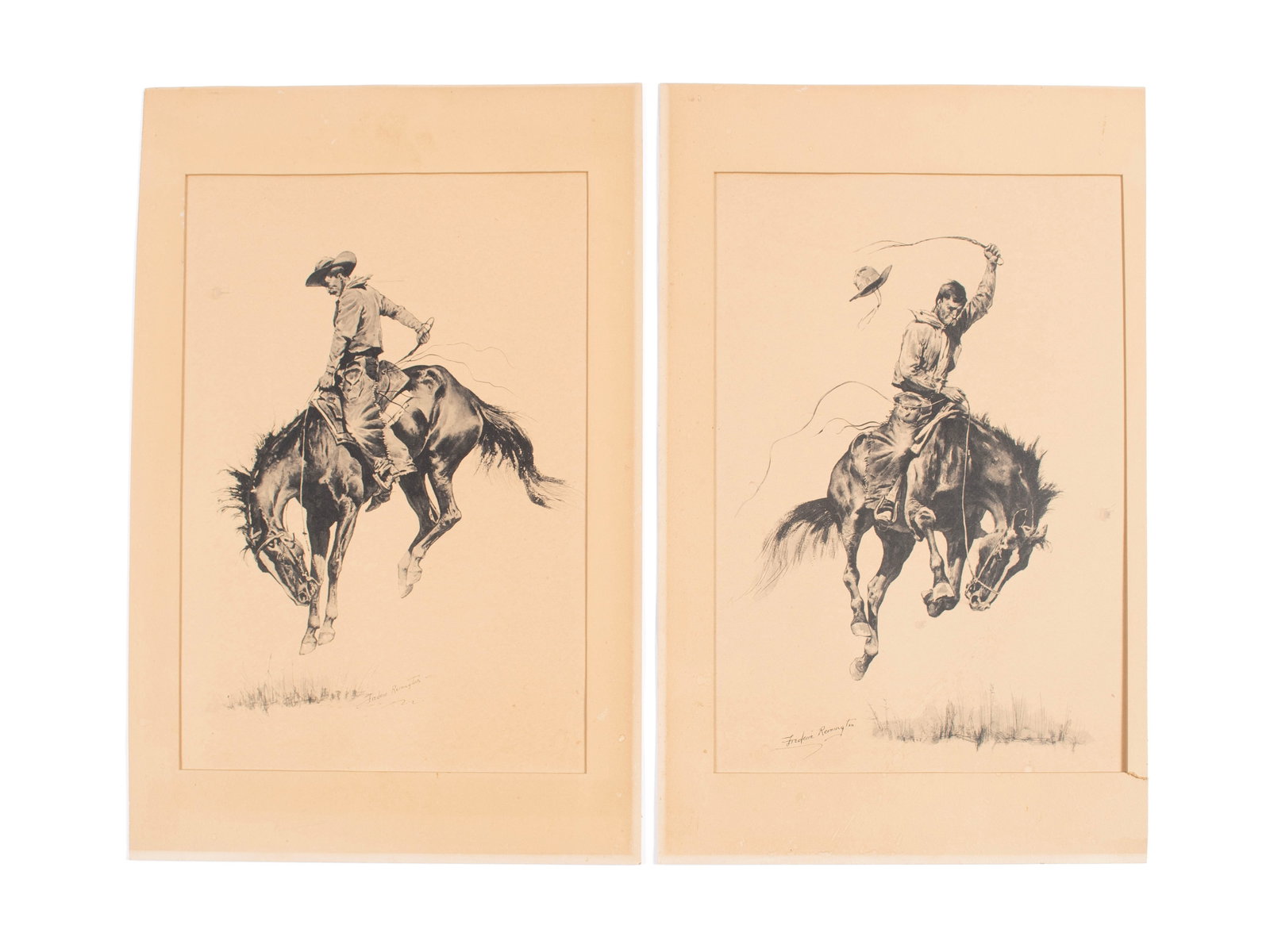 AFTER FREDERIC REMINGTON (AMERICAN, 1861-1909) (1 of 12)