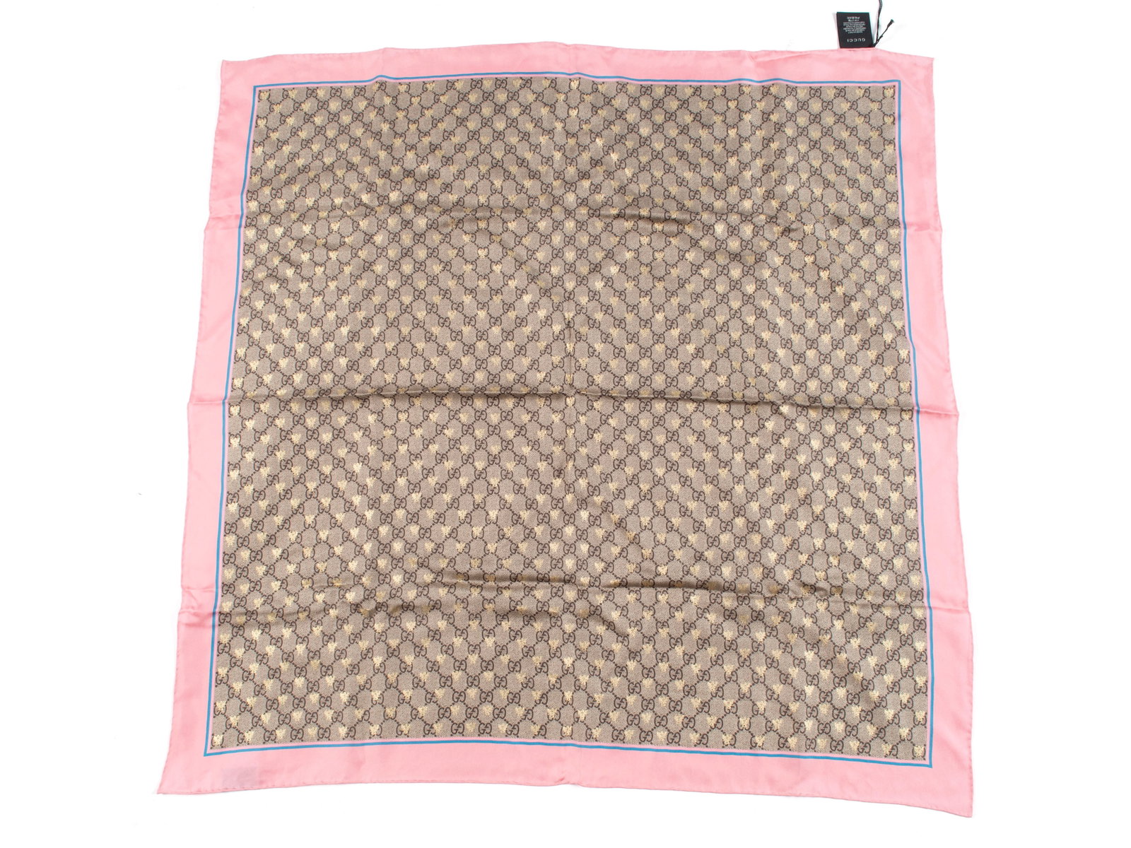 GUCCI MONOGRAM BEE SCARF - 2