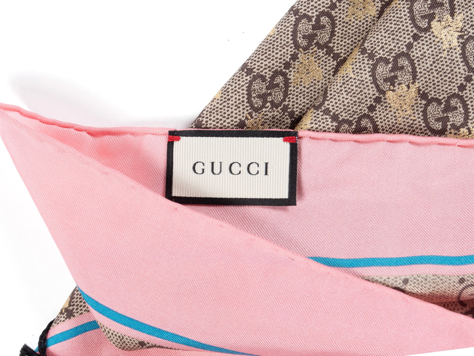 GUCCI MONOGRAM BEE SCARF - 4