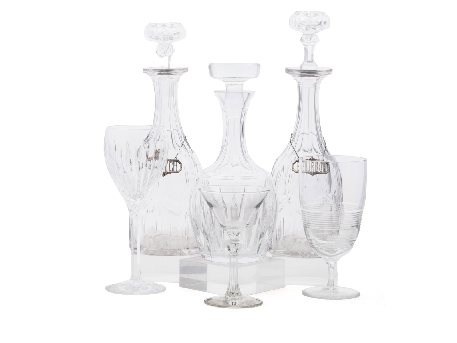 COLLECTION OF GLASS STEMWARE (1 of 5)
