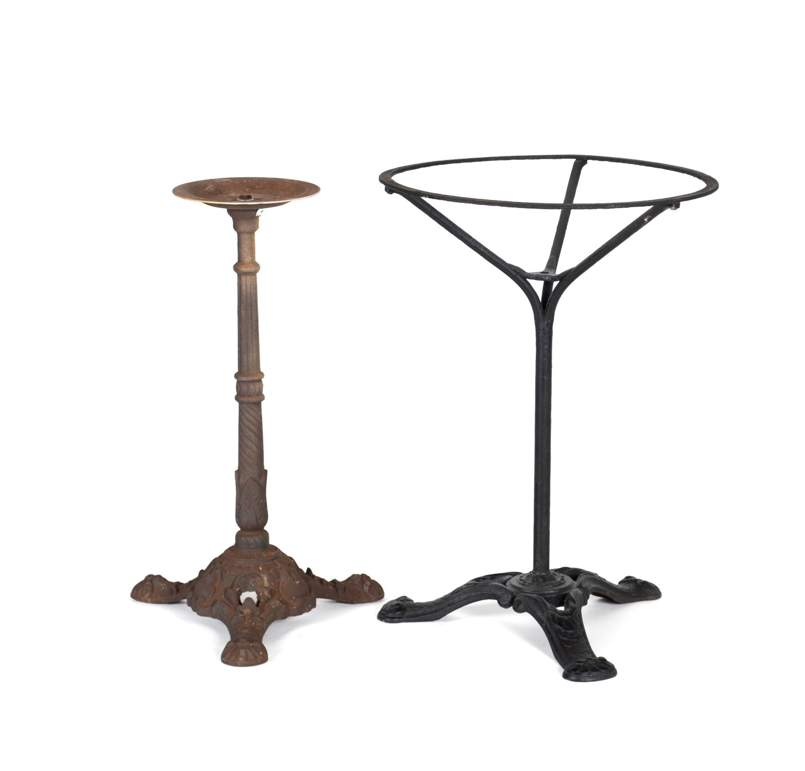 TWO CAST IRON TABLE BASES (1 of 7)