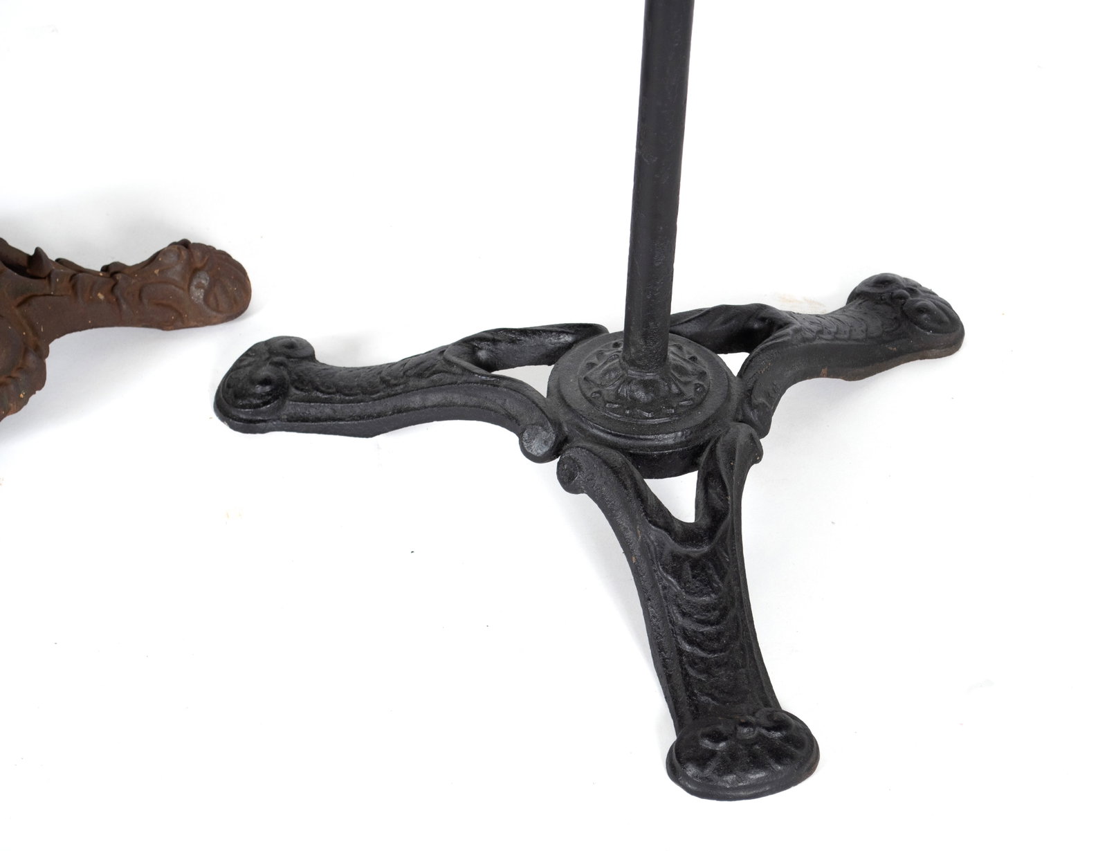 TWO CAST IRON TABLE BASES - 3