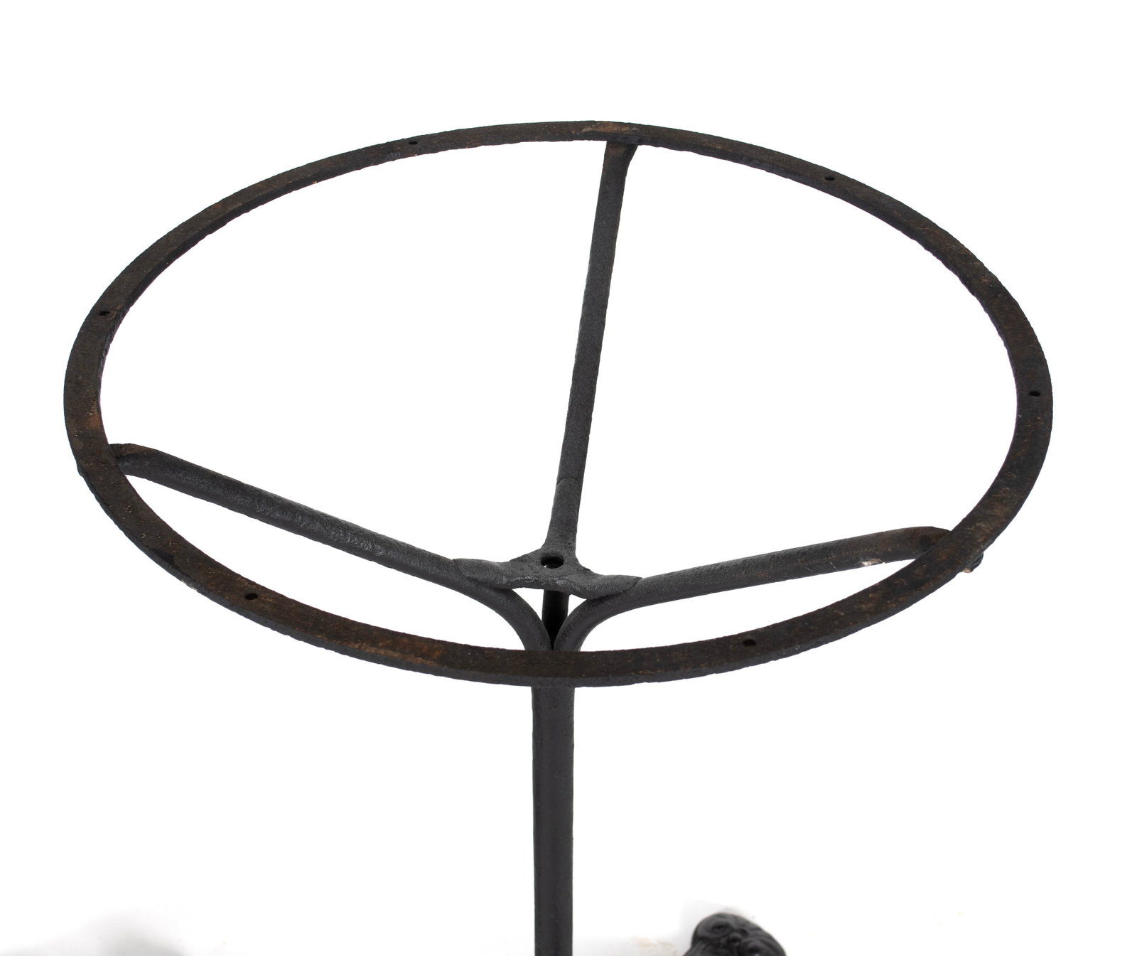 TWO CAST IRON TABLE BASES - 5