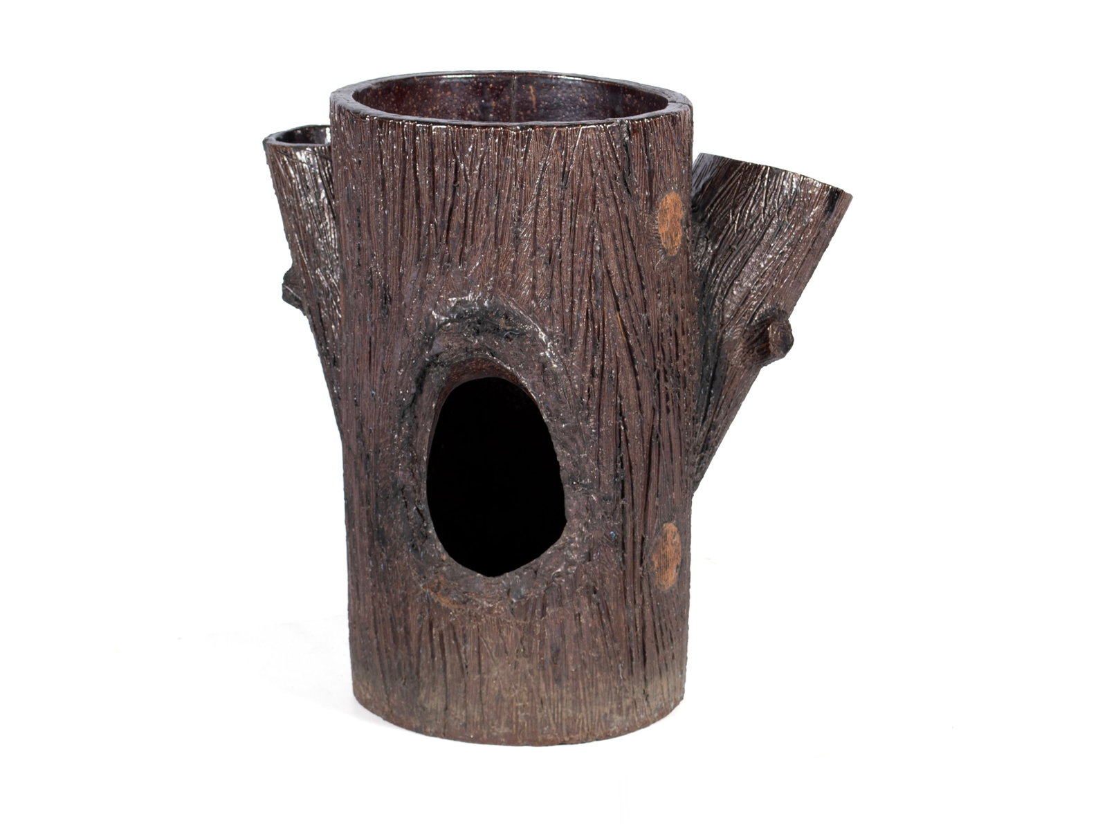 SEWER TILE TREE STUMP PLANTER (1 of 9)