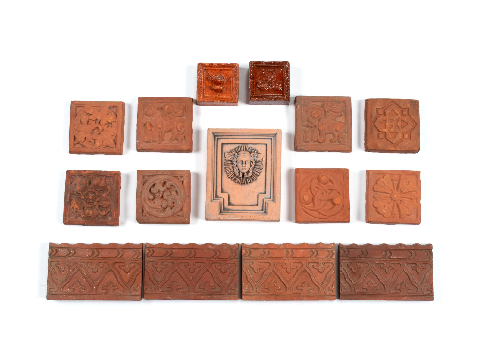 COLLECTION OF ARCHITECTURAL TILES (1 of 12)