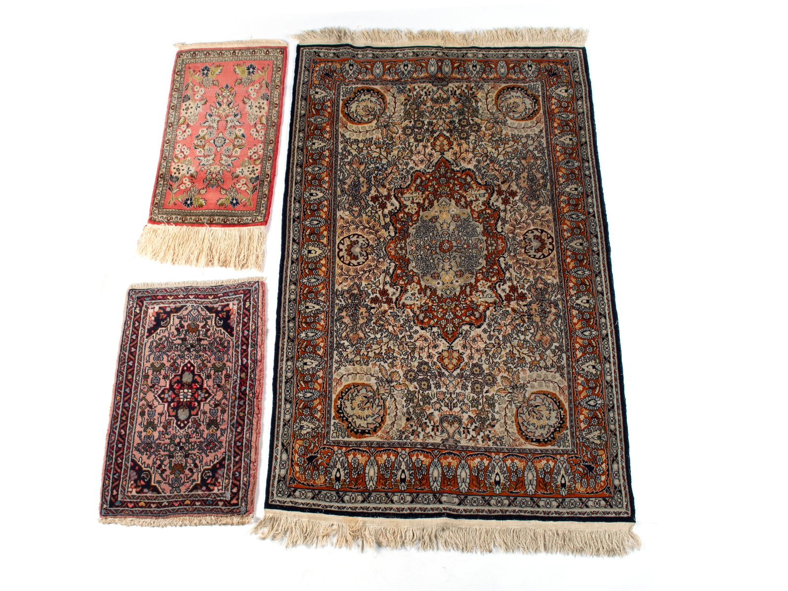 KAYSERI DESIGN AREA RUG WITH TWO PERSIAN THROW RUGS (1 of 11)