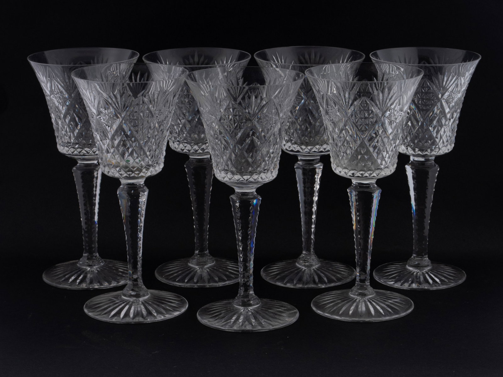 ST. LOUIS 'MUSSETTE' PATTERN STEMWARE - 5