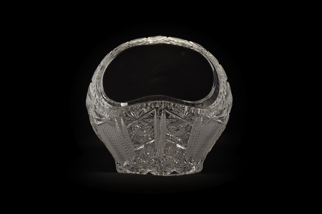 FOUR CUT CRYSTAL ITEMS - 5