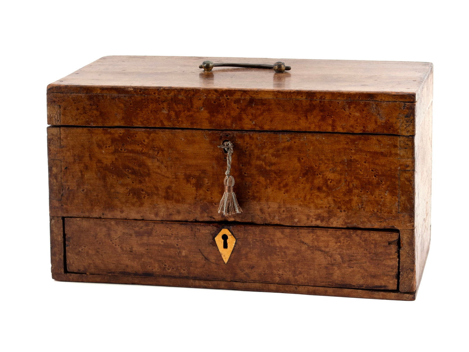 OCHER GRAIN PAINTED BOX (1 of 9)
