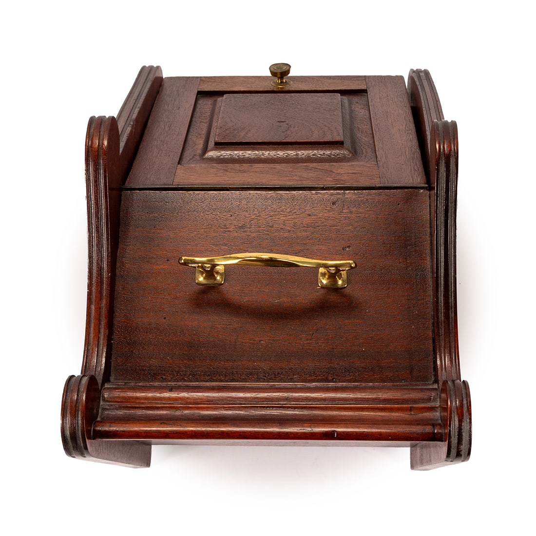 WALNUT COAL BOX - 5