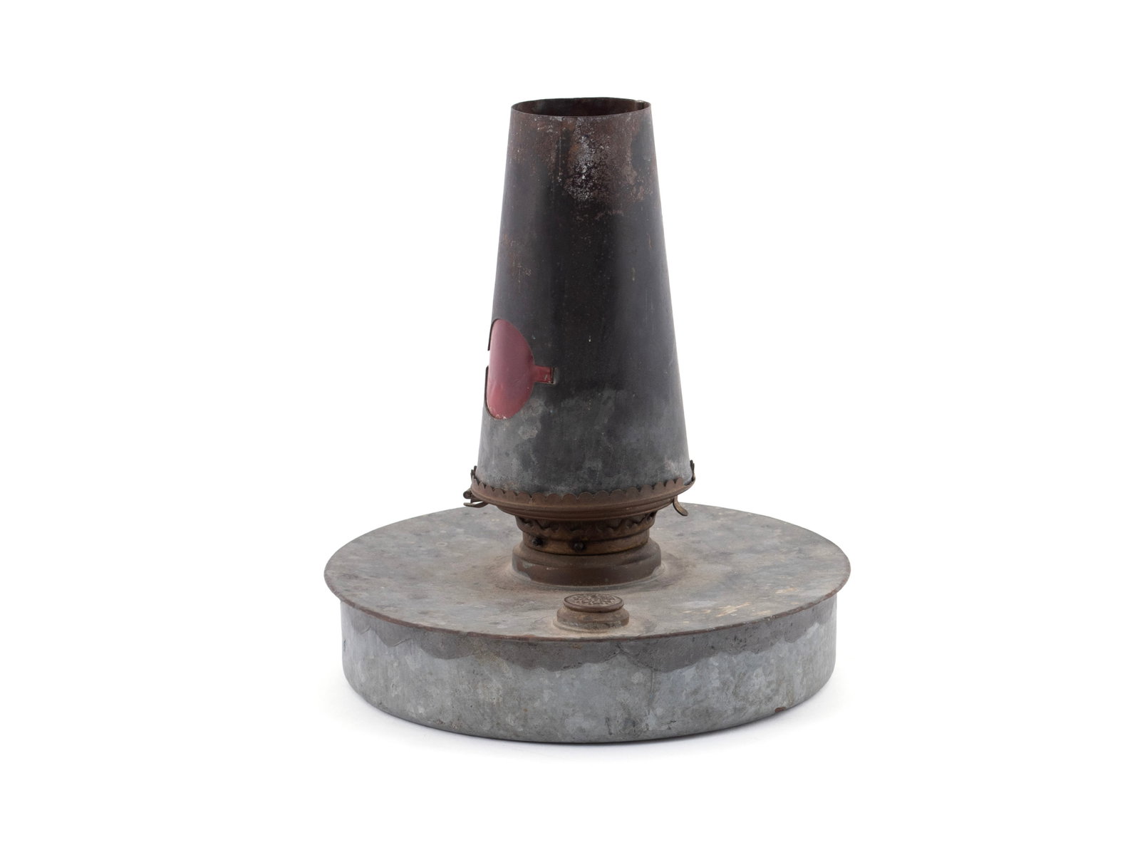 EARLY TIN BROODER LAMP - 4