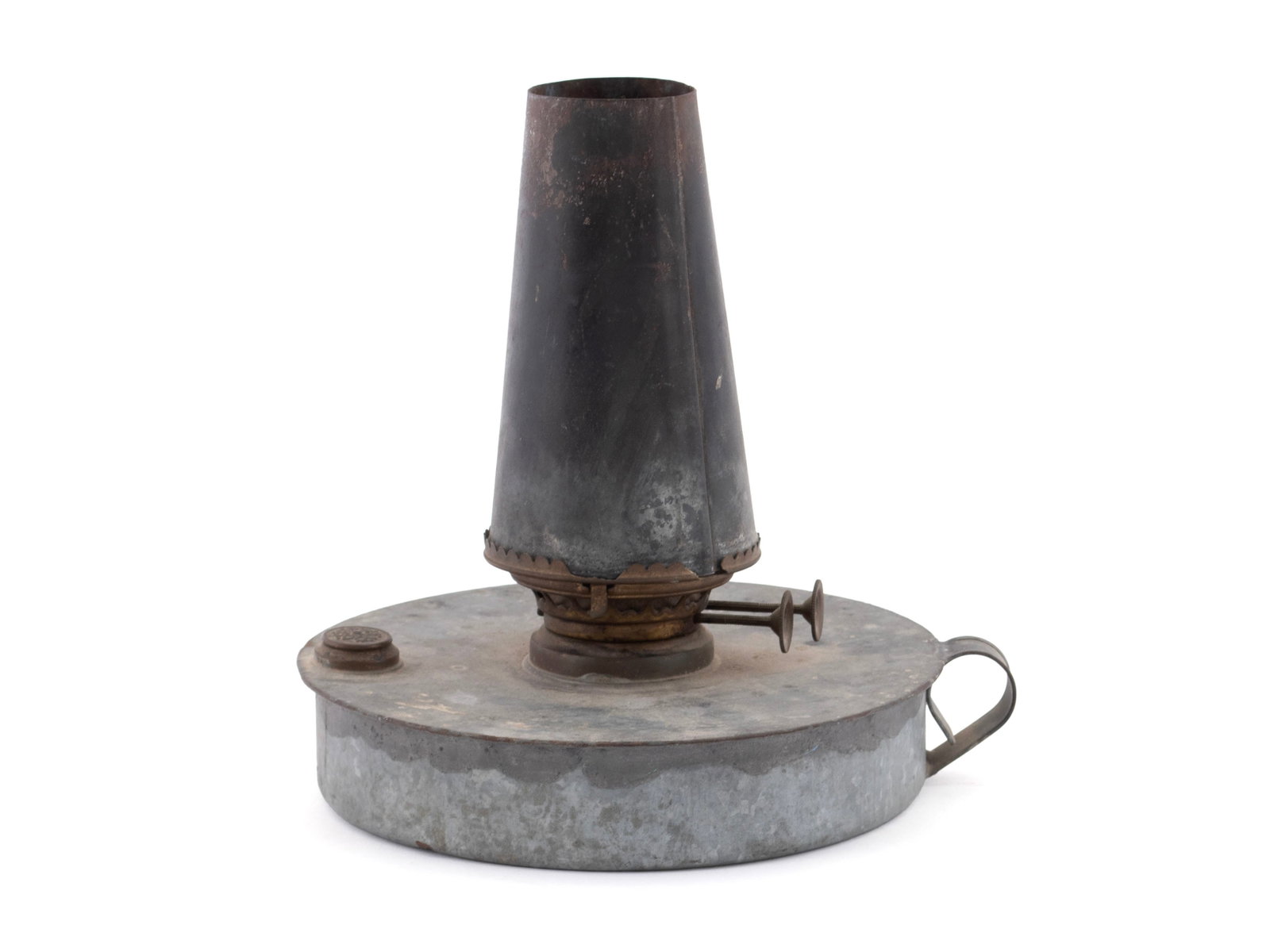 EARLY TIN BROODER LAMP - 5