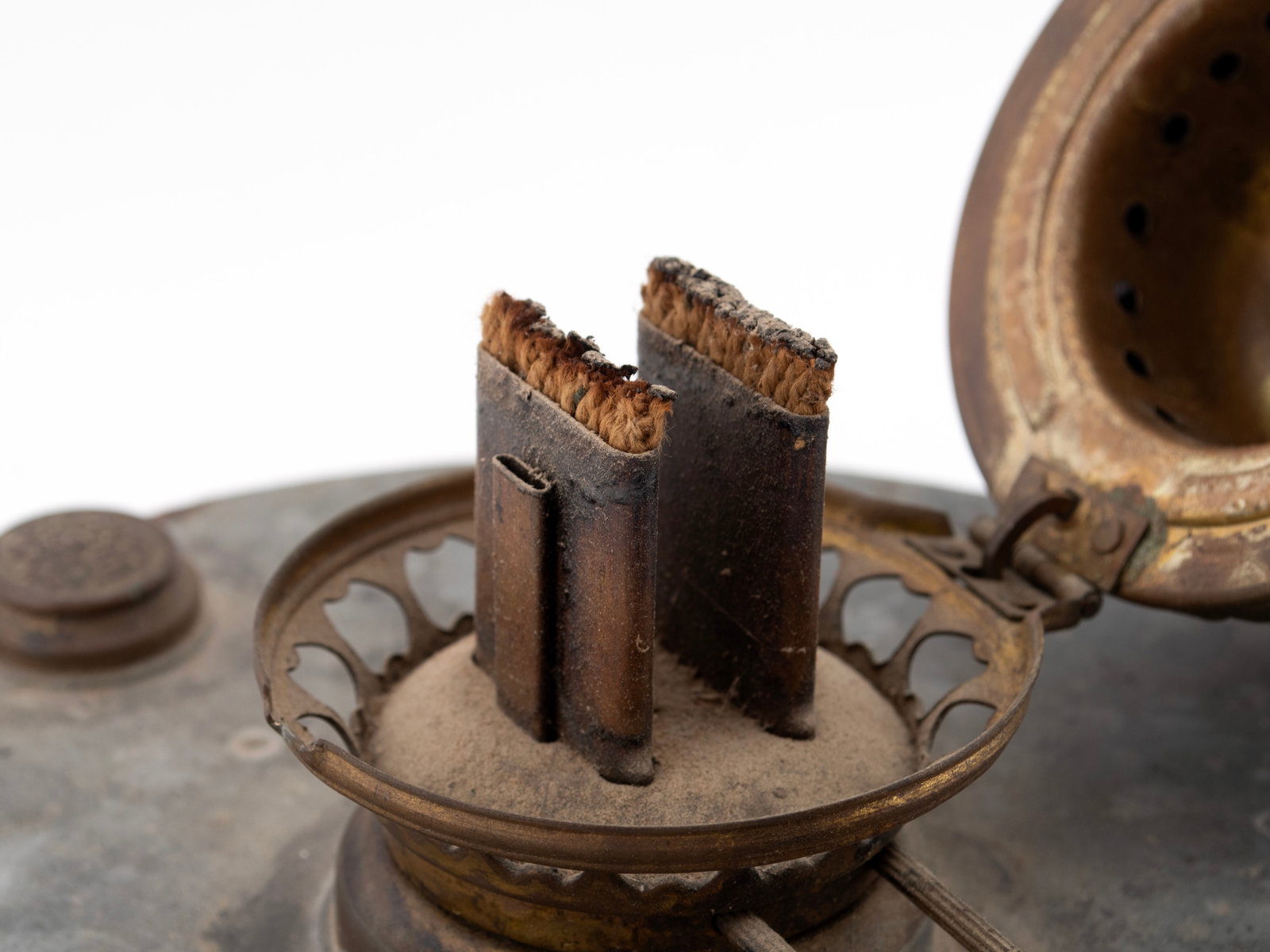 EARLY TIN BROODER LAMP - 7
