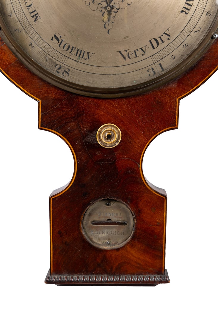GEORGIAN WHEEL BAROMETER - 2